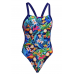 Жіночий купальник з широкими лямками Funkita Ladies Brace Free One Piece Birdie Wordie (FKS051L72248) розмір 10 з туканами