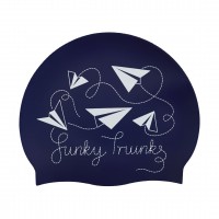 Шапочка для плавання Funky Trunks Silicone Swimming Cap Paper Plain (FT997199100) синя