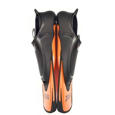Короткі ласти для плавання із закритою п'ятою Zoggs Energy (465214.SFOR) чорно-помаранчевий розмір 34-35