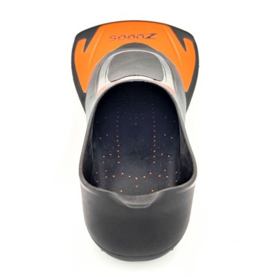 Короткі ласти для плавання із закритою п'ятою Zoggs Energy (465214.SFOR) чорно-помаранчевий розмір 34-35