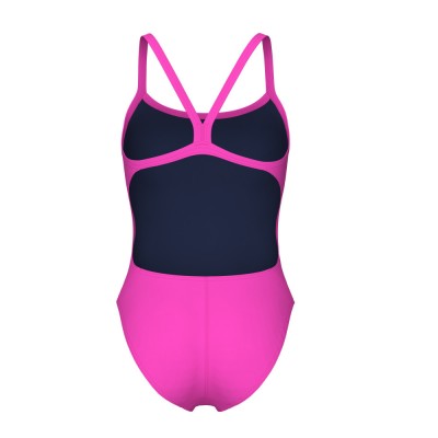 Жіночий спортивний купальник для плавання Arena TEAM SWIMSUIT CHALLENGE SOLID (004766-908) розмір 36 рожевий