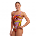 Жіночий купальник Funkita Ladies Tie Me Tight One Piece Gold Tips (FKS036L72091) розмір 8 фіолетовий