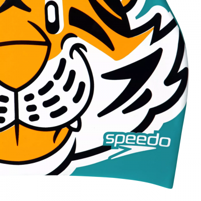 Дитяча шапочка для плавання Speedo PRINTED CHARACTER CAP IU (8-00232614671) зелена