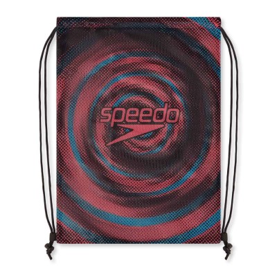 Сумка сітка для плавательного інвентарю Speedo PRINTED MESH BAG (8-1281317637) чорна 35 літрів Сумка сітка для плавательного інвентарю Speedo PRINTED MESH BAG (8-1281317637) чорна 35 літрів