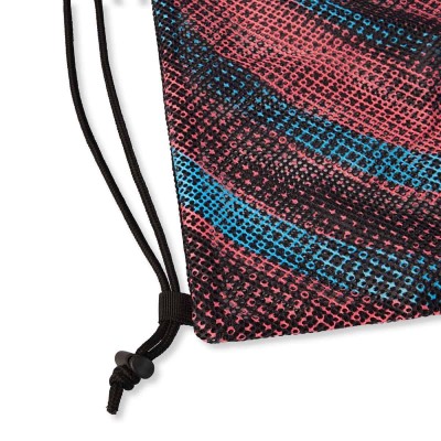 Сумка сітка для плавательного інвентарю Speedo PRINTED MESH BAG (8-1281317637) чорна 35 літрів