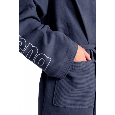 Халат з мікрофібри Arena Zeal Robe (009032-710) розмір XL, темно-синій Халат з мікрофібри Arena Zeal Robe (009032-710) розмір XL, темно-синій