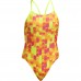 Дитячій купальник Funkita Girl's Diamond Back One Piece Little Dotty (FKS033G71802) розмір 12 салатовий