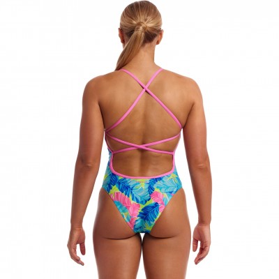 Жіночий купальник Funkita Ladies Strapped In One Piece I'm Leaving (FKS034L72082) розмір 6 рожевий