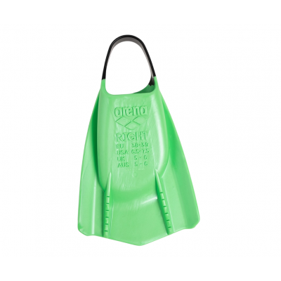 Ласти для плавання короткі із відкритою п'ятою Arena POWERFIN PRO II (006151-130) зелені, розмір 40-41