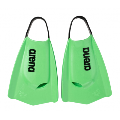 Ласти для плавання короткі із відкритою п'ятою Arena POWERFIN PRO II (006151-130) зелені, розмір 40-41