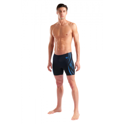 Мужские черные плавки для плавания Arena POSEIDONIA SWIM MID JAMMER (009091-508) размер 90 черные