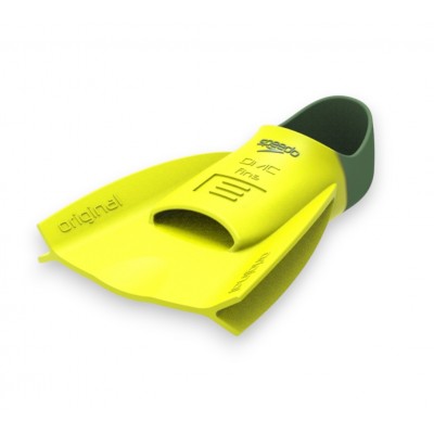 Ласти для плавання короткі із закритою п'ятою SPEEDO DMC ORIGINAL FIN (8-00536017218) жовті розмір 30-31 (3XS)