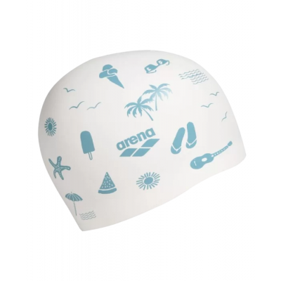 Шапочка для плавання двухстороння Arena REVERSIBLE CAP (003786-230) синя біла