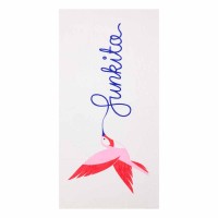 Полотенце махровое Funkita Cotton Towel Hummy Bunny(FS9072224) белое с калибри 80х160см