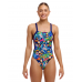 Жіночий купальник з широкими лямками Funkita Ladies Brace Free One Piece Birdie Wordie (FKS051L72248) розмір 10 з туканами