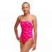 Дитячій купальник Funkita Girl's Strapped In One Piece Flaming Go Gos (FKS034G72305) розмір 8 (8-9 років) з фламінго