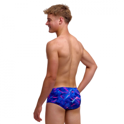 Дитячі плавки Funky Trunks Boy's Sidewinder Trunks Rising Tide (FTS015B72306) розмір 28 (12-13 років) фіолетові