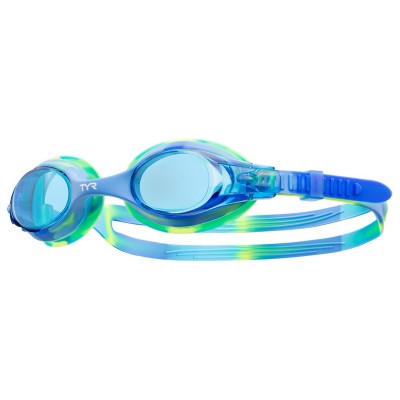 Дитячі окуляри для плавання TYR Kids' Mirrored Swimple Goggles -Tie Dye (LGSWTD-487) сині, 3-10 років