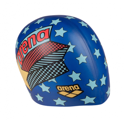 Дитяча шапочка Arena PRINT JR (94171-252) з зірочками, на 6-12 років