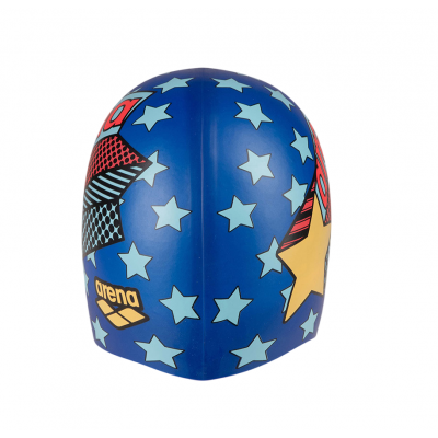 Дитяча шапочка Arena PRINT JR (94171-252) з зірочками, на 6-12 років