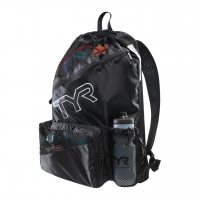 Рюкзак сітка TYR Elite Team Mesh Backpack (LBMSHELT-001) чорний 40L