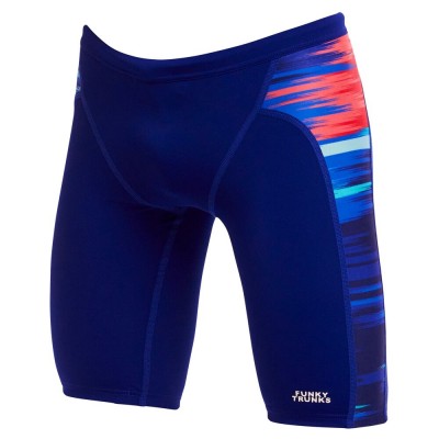 Дитячі плавки довгі джамери для плаванння Funky Trunks Boy's Storm At Sea Training Jammers (FTS003B72168) розмір 22 (6-7 років) шторм в морі