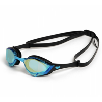 Окуляри для плавання Arena COBRA EDGE SWIPE MR (006870-110) чорні з синіми лінзами