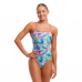 Жіночий купальник Funkita Ladies Single Strap One Piece Olive Oily (FKS030L71989) розмір 10 блакитний