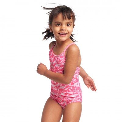 Дитячій купальник Funkita Toddler Girl's Printed One Piece Beached Bae (FG01T71707) розмір 4 рожевий