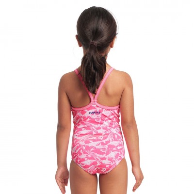 Дитячій купальник Funkita Toddler Girl's Printed One Piece Beached Bae (FG01T71707) розмір 4 рожевий