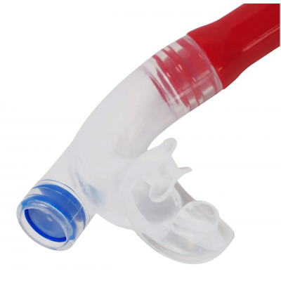 Дихальна трубка для плавання фронтальна Speedo CENTER SNKL (8-0736115466) червона