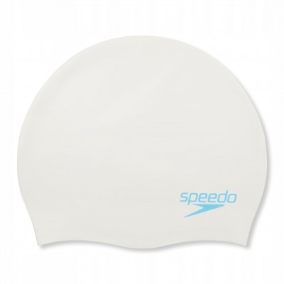 Дитяча шапочка для плавання Speedo PLAIN MOUD SILC CAP (8-7099017621) біла