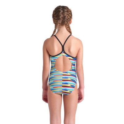 Дитячий купальник Arena RACING STRIPE SWIMSUIT LIGHTDR (009006-550) блакитний, розмір 8