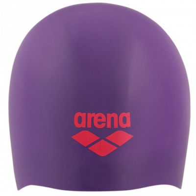 Шапочка для длинных волос для плавания Arena LONG HAIR CAP (009275-200) фиолетовая Шапочка для длинных волос для плавания Arena LONG HAIR CAP (009275-200) фиолетовая