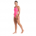 Жіночий спортивний купальник для плавання Arena TEAM SWIMSUIT SWIM TECH SOLID (004763-908) розмір 42 рожевий