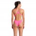 Жіночий спортивний купальник для плавання Arena TEAM SWIMSUIT SWIM TECH SOLID (004763-908) розмір 42 рожевий