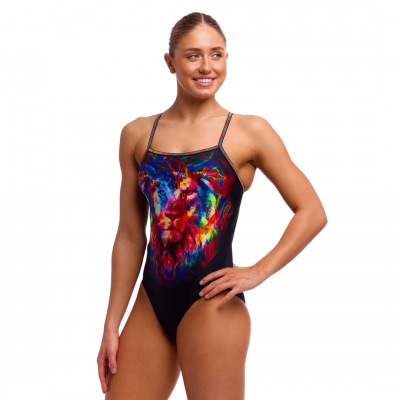 Жіночий купальник Funkita Ladies Single Strap One Piece Pride Alive (FKS030L72161) розмір 12 чорний