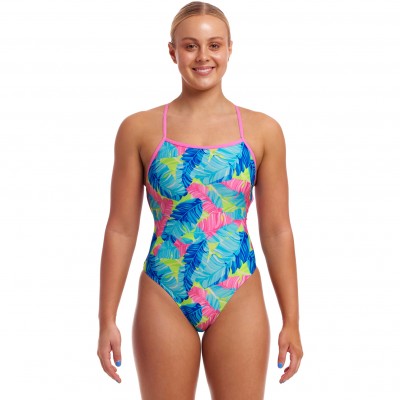 Жіночий купальник Funkita Ladies Strapped In One Piece I'm Leaving (FKS034L72082) розмір 8 рожевий
