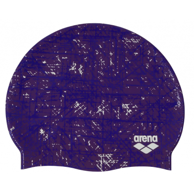 Шапочка для плавання Arena PRINT 2 (1E368-275) фіолетова Шапочка для плавання Arena PRINT 2 (1E368-275) фіолетова