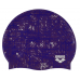 Шапочка для плавання Arena PRINT 2 (1E368-275) фіолетова