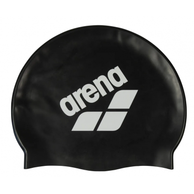 Шапочка для плавання Arena BIG LOGO CAP (009276-206) чорна Шапочка для плавання Arena BIG LOGO CAP (009276-206) чорна