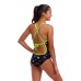 Детский спортивный купальник Funkita Girl's Tie Me Tight One Piece Eye Spy (FKS036G72157) размер 12 черные с глазами