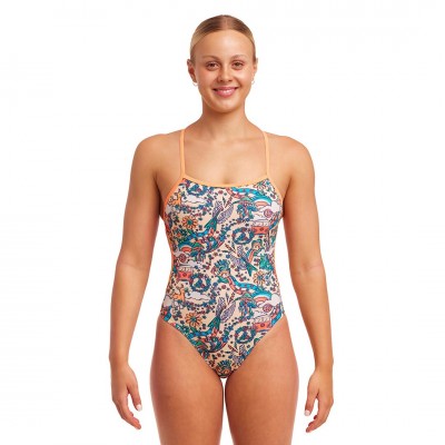 Жіночий купальник Funkita Ladies Twisted One Piece Free Love (FKS038L71719) розмір 8 блакитний Жіночий купальник Funkita Ladies Twisted One Piece Free Love (FKS038L71719) розмір 8 блакитний