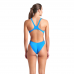 Жіночий спортивний купальник для плавання Arena TEAM SWIMSUIT SWIM TECH SOLID (004763-860) розмір 38 синій