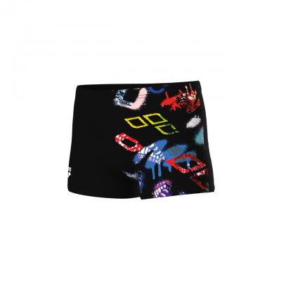 Детские спортивные плавки для плавания Arena GRAFFITI SWIM SHORT (010302-550) размер 12-11 лет черные Детские спортивные плавки для плавания Arena GRAFFITI SWIM SHORT (010302-550) размер 12-11 лет черные