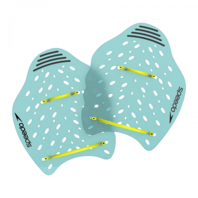 Лопатки для плавання Speedo Power Plus Paddle Turquoise (8-775301916243) блакитні, розмір M