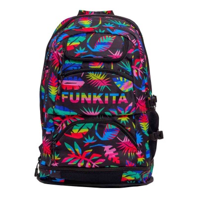 Рюкзак для плавання Funkita Elite Squad Backpack Tropic Lost Leaf (FKG003N72241) 36 літрів з чорний