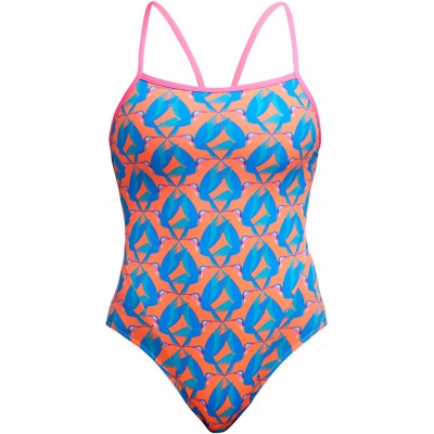 Жіночий купальник Funkita Ladies Single Strap One Piece In A Flap (FKS030L72227) розмір 6 блакитний