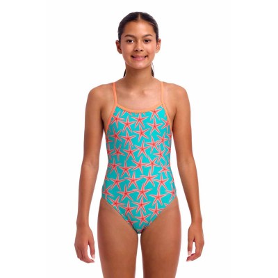 Дитячій купальник для плавання Funkita Girl's Single Strap One Piece Star Party (FKS030G72219) розмір 10 із зірочками