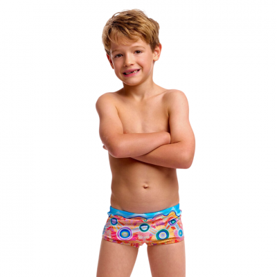 Дитячі плавки Funky Trunks Toddler Boy's Printed Trunks Kulin Colour (FTS002B72299) розмір (5 років) блакитні